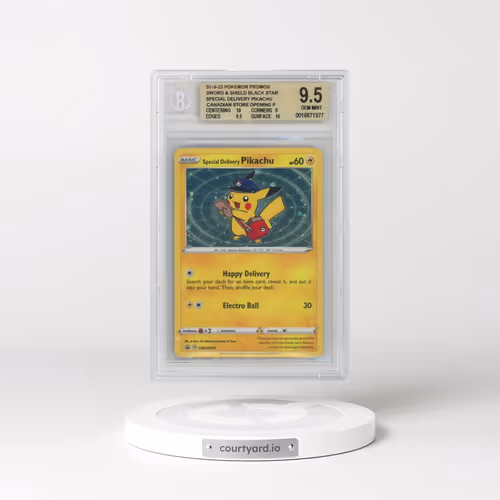 2017 Black Star Promos - Sword & Shield #074 Special Delivery Pikachu - Pokémon Center Purchase (Cos
