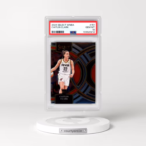 2024 Panini Select WNBA #151 Caitlin Clark (PSA 10 GEM MINT)