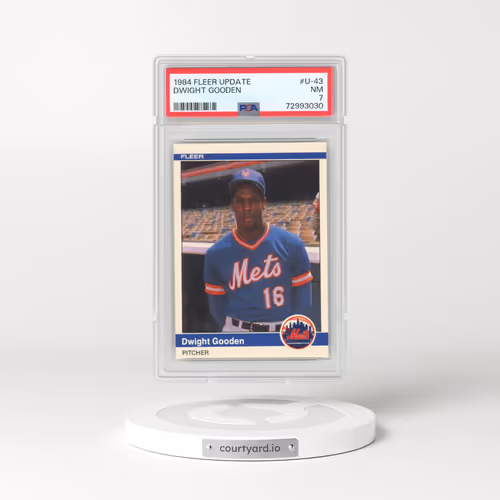 1984 Fleer Update #U-43 Dwight Gooden (PSA 7 NM)