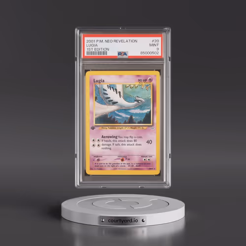 2001 Pokémon Neo Revelation #20 Lugia - 1st Edition (PSA 9 MINT)