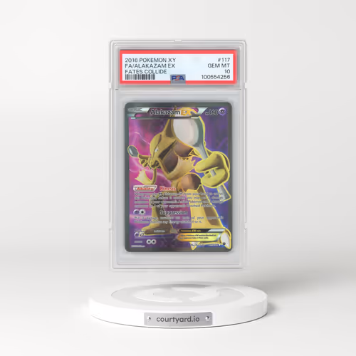 2016 Pokémon XY Fates Collide #117 Alakazam EX - Holo Full Art (PSA 10 GEM MINT)