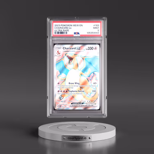 2023 Pokémon Mew EN-151 #183 Charizard EX - Holo Ultra Rare (PSA 9 MINT)