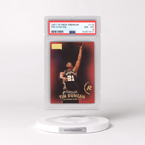 1997 Skybox Premium #112 Tim Duncan (PSA 8 NM-MT)