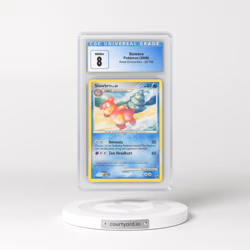 2008 Great Encounters #54/106 Slowbro (CGC 8 NM-MT)
