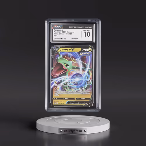 2021 VMAX Climax #119/184 Rayquaza V - Holo (CGC 10 GEM MINT)