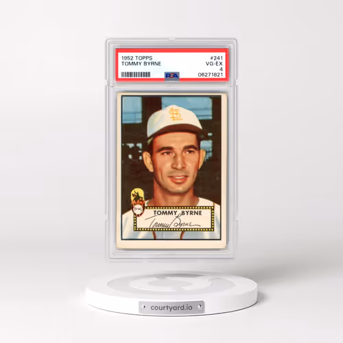 1952 Topps #241 Tommy Byrne (PSA 4 VG-EX)