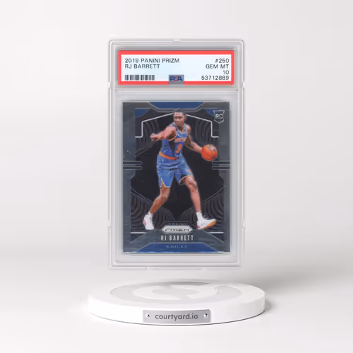 2019 Panini Prizm #250 RJ Barrett (PSA 10 GEM MINT)