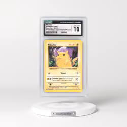 1999 Base Set #58 Pikachu - Shadowless CD Promo (CGC 10 GEM MINT)