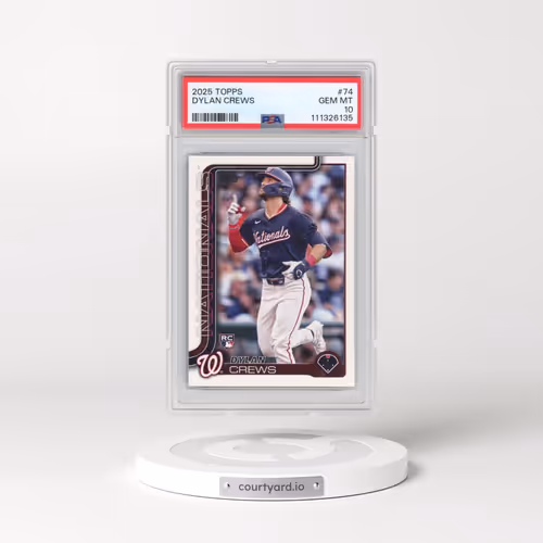 2025 Topps #74 Dylan Crews (PSA 10 GEM MINT)