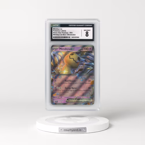 2023 Black Star Promos - Scarlet & Violet SVP EN #004 Mimikyu ex - Mimikyu ex Box / Showcase (CGC 8 NM-MT)