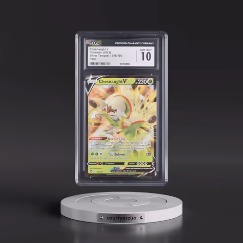 2022 Silver Tempest #015/195 Chesnaught V - Holo (CGC 10 GEM MINT)