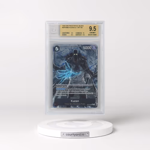 2025 One Piece Card Game Royal Blood #OP10082 Kuzan ALT ART SR