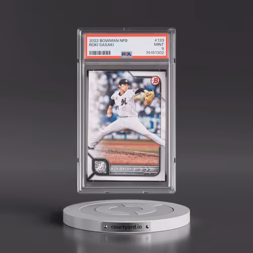 2022 Bowman Npb #133 Roki Sasaki (PSA 9 MINT)