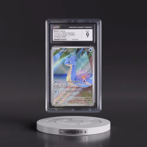 2025 Pokémon Sv9a-Heat Wave Arena #072 Misty's Lapras - Art Rare (CGC 9 MINT)