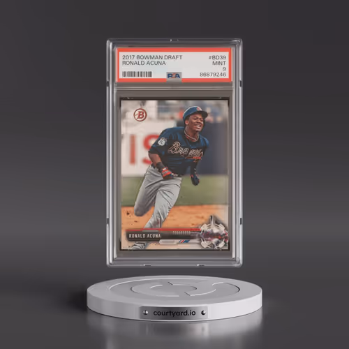 2017 Bowman Draft #BD39 Ronald Acuna (PSA 9 MINT)