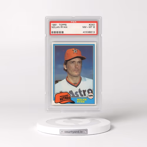 1981 Topps #240 Nolan Ryan (PSA 8 NM-MT)