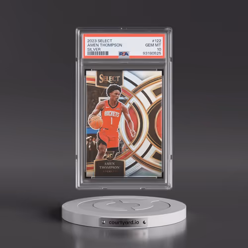 2023 Panini Select #122 Amen Thompson - Silver Prizm (PSA 10 GEM MINT)