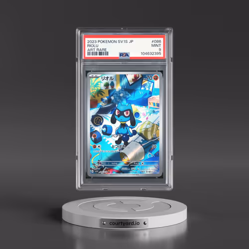 2023 Pokémon Sv1s-Scarlet EX #086 Riolu - Art Rare (PSA 9 MINT)