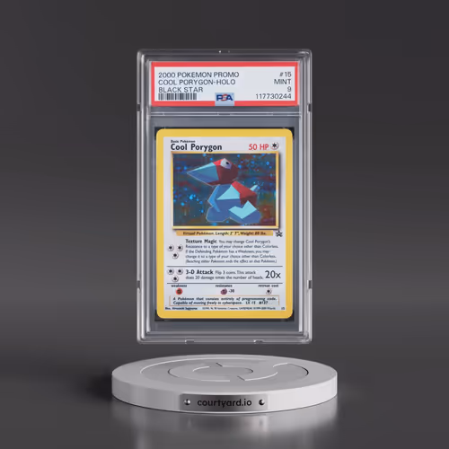 2000 Pokémon Promo Black Star #15 Cool Porygon - Holo (PSA 9 MINT)
