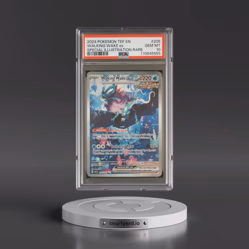 2024 Pokémon Tef EN-Temporal Forces #205 Walking Wake EX - Holo Special Illustration Rare (PSA 10 GE
