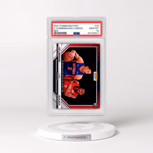 2021 Panini Instant #32 Cade Cunningham/Jalen Green - Red (PSA 10 GEM MINT)