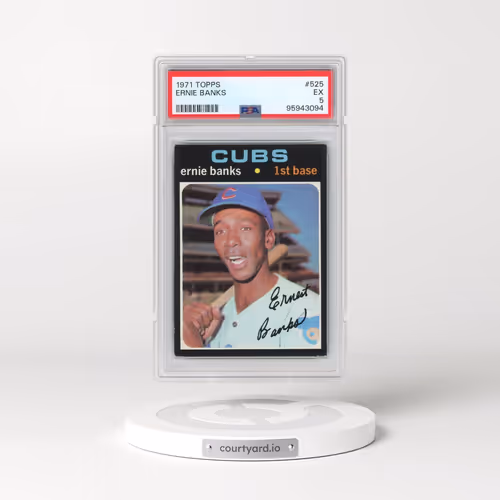 1971 Topps #525 Ernie Banks (PSA 5 EX)