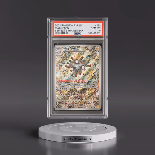2024 Pokémon Svp EN-SV Black Star Promo #159 Magneton - Surging Sparks Elite Trainer Box (PSA 10 GEM