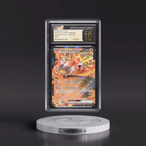 2024 High Class Pack: Terastal Fest ex - sv8a #027/187 Gouging Fire ex - Holo (CGC 10 PRISTINE)