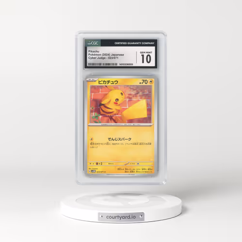 2024 Cyber Judge #023/071 Pikachu (CGC 10 GEM MINT)