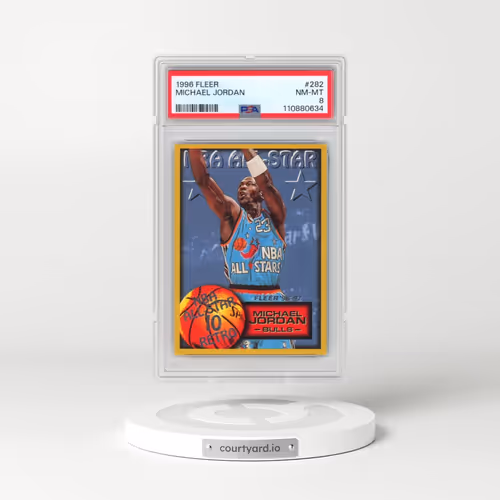 1996 Fleer #282 Michael Jordan (PSA 8 NM-MT)
