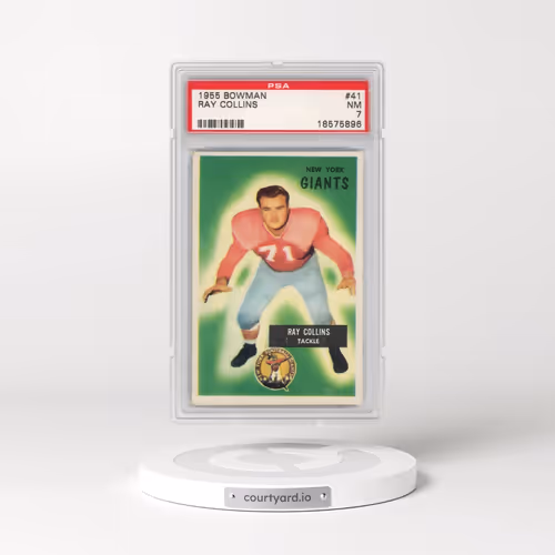 1955 Bowman #41 Ray Collins (PSA 7 NM)