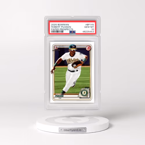 2020 Bowman Paper Prospects #BP145 Robert Puason (PSA 10 GEM MINT)