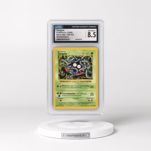 1999 Base Set #66/102 Tangela - Shadowless Shadowless (CGC 8.5 NM-MT+)