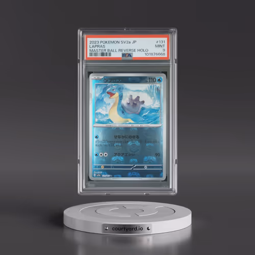 2023 Pokémon Sv2a-Pokemon 151 #131 Lapras - Reverse Holo Master Ball (PSA 9 MINT)