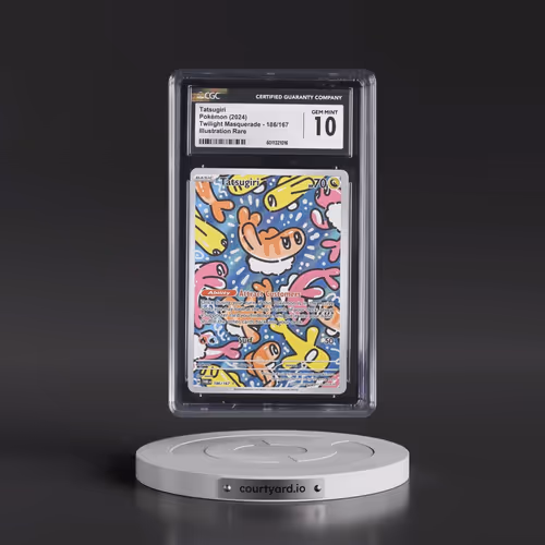 2024 Twilight Masquerade - TWM EN #186/167 Tatsugiri - Illustration Rare Holo (CGC 10 GEM MINT)
