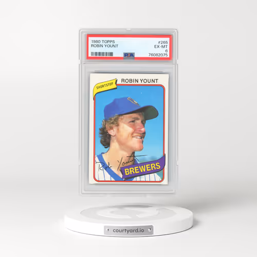 1980 Topps #265 Robin Yount (PSA 6 EX-MT)