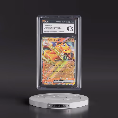 2023 Pokémon Card 151 #006/165 Charizard ex - Holo (CGC 9.5 MINT+)