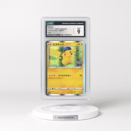 2022 Pokémon GO #028/071 Pikachu - Holo (CGC 9 MINT)