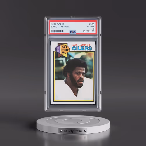 1979 Topps #390 Earl Campbell (PSA 6 EX-MT)