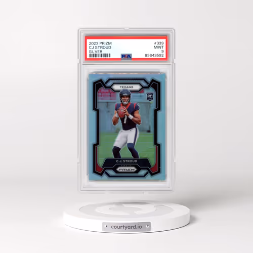 2023 Panini Prizm #339 CJ Stroud - Silver Prizm (PSA 9 MINT)