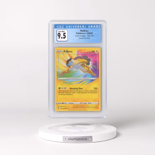 2020 Vivid Voltage #050/185 Raikou - Amazing Rare (CGC 10 GEM MINT)