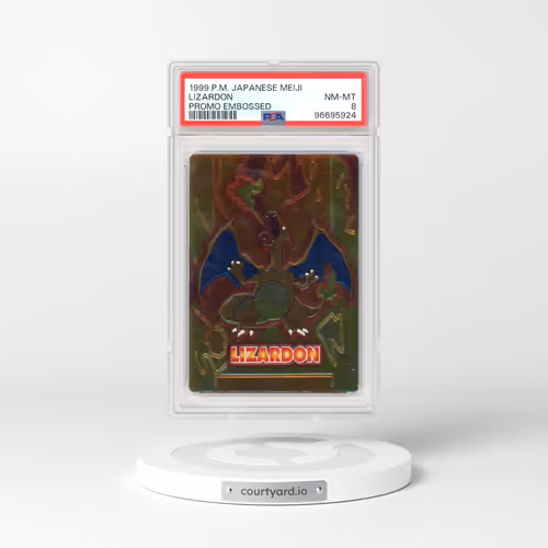 1999 Pokémon Meiji Promo Lizardon - Embossed (PSA 8 NM-MT)