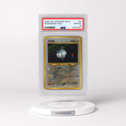 2000 Pokémon Neo 2 #81 Magnemite - Holo (PSA 10 GEM MINT)
