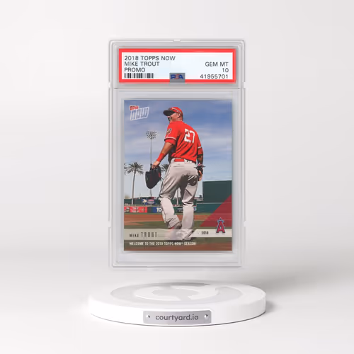 2018 Topps Now Mike Trout - Promo (PSA 10 GEM MINT)