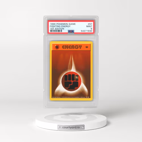 1999 Pokémon Game #97 Fighting Energy - 1st Edition (PSA 9 MINT)