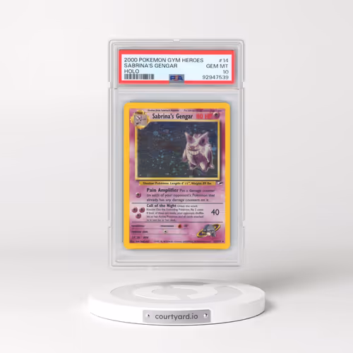 2000 Pokémon Gym Heroes #14 Sabrina's Gengar - Holo (PSA 10 GEM MINT)