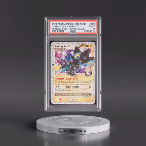 2021 Pokémon Celebrations Classic Collection #109 Luxray GL LV.X - Holo (PSA 9 MINT)
