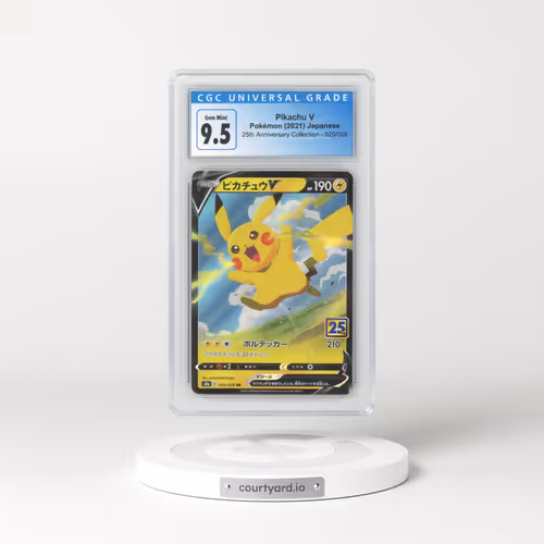 2021 25th Anniversary Collection #020/028 Pikachu V - Holo (CGC 10 GEM MINT)