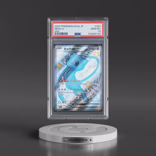 2023 Pokémon Sv4a-Shiny Treasure EX #327 Mew EX - Holo Ssr (PSA 10 GEM MINT)