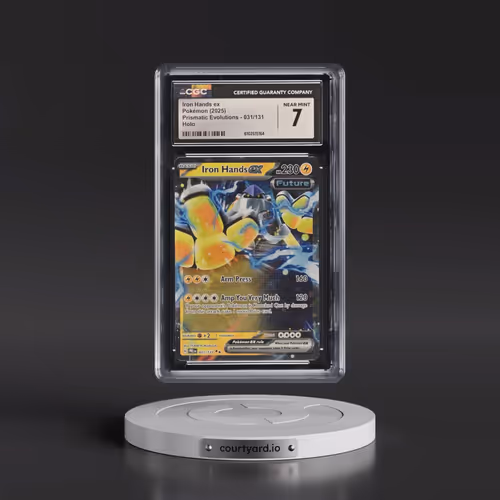 2024 Prismatic Evolutions - PRE EN #031/131 Iron Hands ex - Holo (CGC 7 NM)
